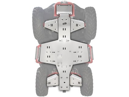 Kryty podvozku ALU pre SEGWAY SNARLER AT6 S XRW Racing