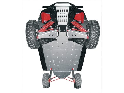 Kryty podvozku ALU pre POLARIS RZR 4 900 XP XRW Racing