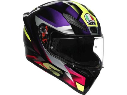 Prilba AGV K1 S Fastlap Black Purple Pink