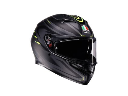 Prilba AGV K3 Syth Matt Black Yellow Fluo