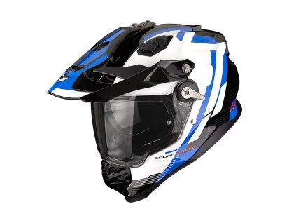 Prilba Scorpion ADF 9000 AIR PATROL Black Blue White
