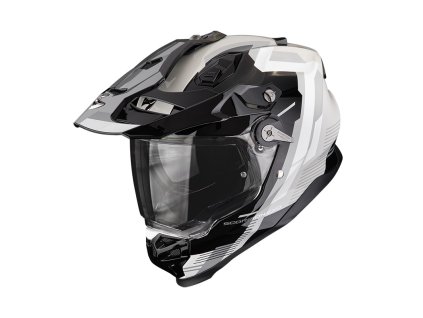 Prilba Scorpion ADF 9000 AIR PATROL Black Silver