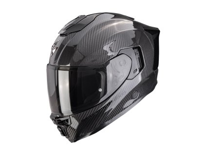 Prilba Scorpion EXO-1500 CARBON AIR SOLID Black