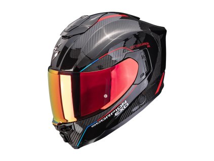 Prilba Scorpion EXO 1500 CARBON AIR MUNDI Black Red