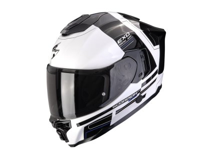 Prilba Scorpion EXO 1500 AIR DUAL White Black Blue