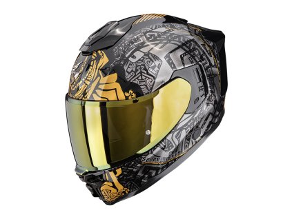 Prilba Scorpion EXO 1500 AIR APUS Black Grey Gold