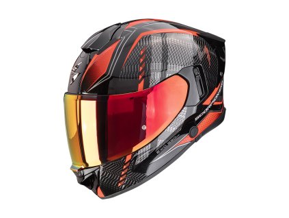 Prilba Scorpion EXO 530 AIR THERAS Matt Black Red