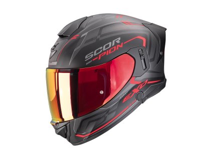 Prilba Scorpion EXO 530 AIR SLOPE Matt Black Red