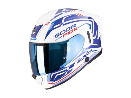 Prilba Scorpion EXO 530 AIR SLOPE White Blue Red