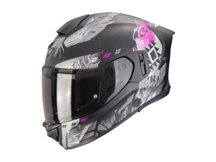 Prilba Scorpion EXO 530 AIR HADJI Matt Black Pink