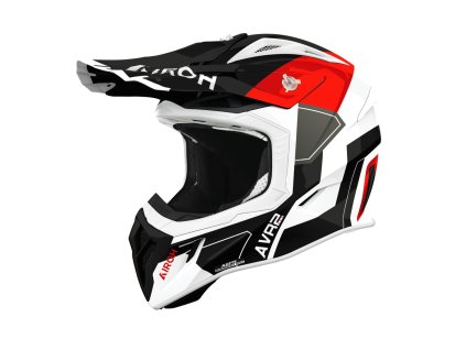 Prilba AIROH AVIATOR ACE 2 SHIELD Red Gloss