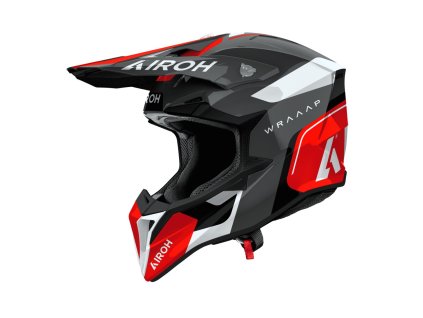 Prilba AIROH WRAAAP CONQUER Red Gloss