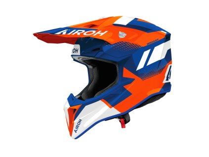 Prilba AIROH WRAAAP VISION Orange Blue Gloss