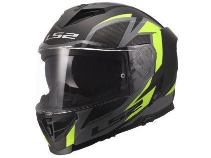 Prilba LS2 FF818 STORM III DYNAMO Black H V Yellow 06