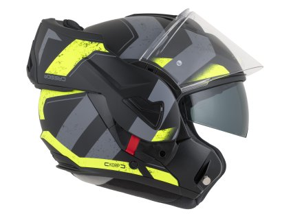 Prilba CASSIDA MULTIFLIP KORP Čierna mat žltá 2