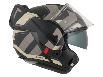 Prilba CASSIDA MULTIFLIP KORP Čierna mat khaki 2