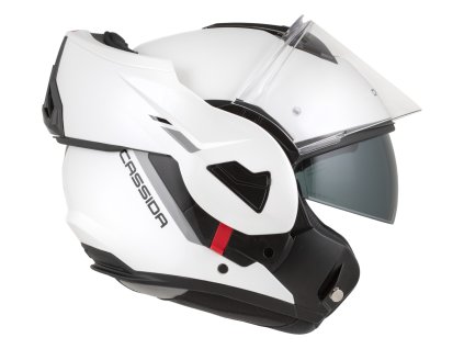 Prilba CASSIDA MULTIFLIP SOLID Biela 2