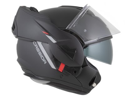 Prilba CASSIDA MULTIFLIP SOLID Čierna matná 2