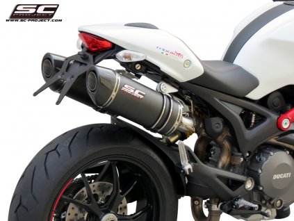 Výfuk SC Project DUCATI MONSTER 1100/S 09-10 OVAL D04A-12C