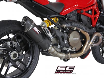 Výfuk SC Project DUCATI MONSTER 1200/S 14-16 OVAL D12A-01C