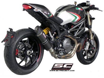 Výfuk SC Project DUCATI MONSTER 1100 EVO 11-13 OVAL D07A-01C