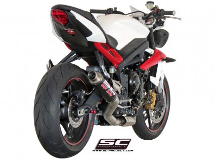 Výfuk SC Project TRIUMPH STREET TRIPLE 675/R/RX 13-16 GP M2 T13A-18C