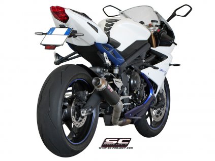 Výfuk SC Project TRIUMPH DAYTONA 675 13-16 GP M2 T12A-18C