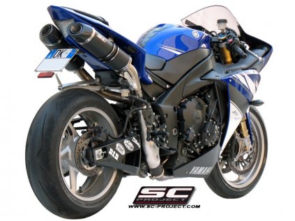 Výfuk SC Project YAMAHA YZF R1 09-14 OVAL Y09A-12C