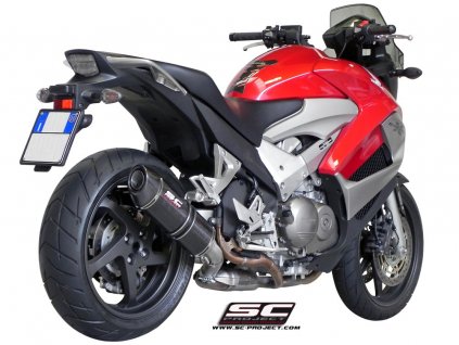 Výfuk SC Project HONDA CROSSRUNNER 800 10-14 OVAL H06-01C