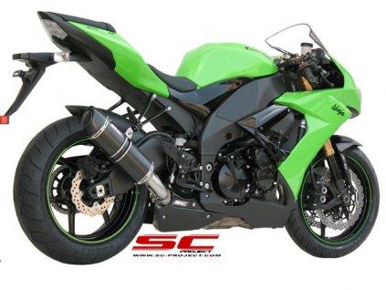 Výfuk SC Project KAWASAKI ZX-10R 08-10 OVAL Krátky K01A-01C