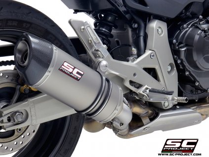 Výfuk SC Project Honda CB 600 F HORNET 07-16 OVAL Krátky H02B-12T