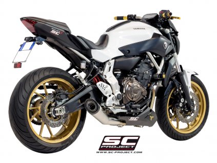 Výfuk SC Project YAMAHA MT-07/FZ-07 TRACER 13-16 Celý výfukový systém 2-1 S1 Y14A-C41A