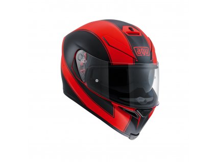 Prilba AGV K-5 S Enlace Red Matt Black