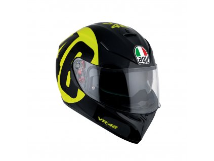 Prilba AGV K-3 SV Bollo 46 Black Yellow