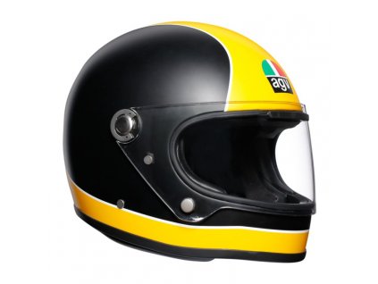 prilba na moto agv x3000 super agv matt black yellow