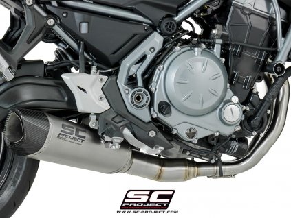 Výfuk SC Project KAWASAKI Z 650 17-19 Celý výfukový systém 2-1 SC1-R GT K26A-C103T