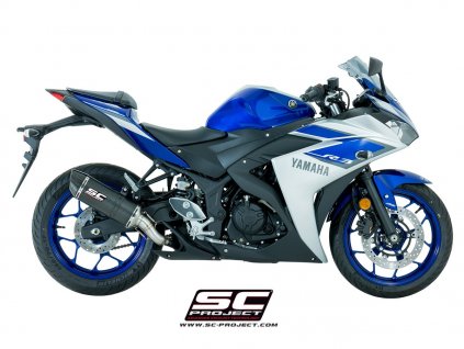 Výfuk SC Project YAMAHA YZF-R3 15-17 OVAL Y23A-12C