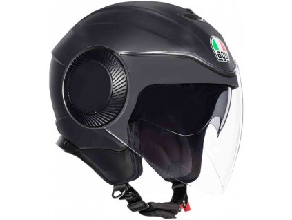 prilba na moto agv matt black