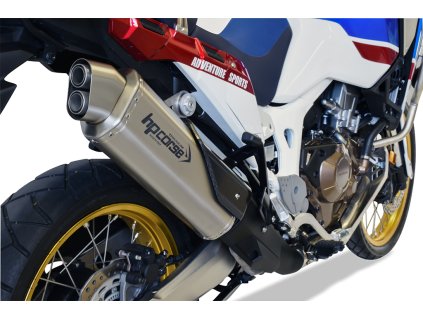 Výfuk HP CORSE HONDA Africa TWIN CRF 1000L 2016-2020 4-TRACK TITANIUM HO4TR1022T-AB