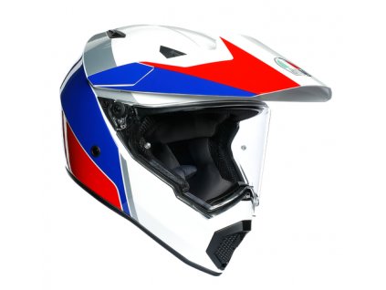 prila na moto agv ax 9 trail atlante white blue red