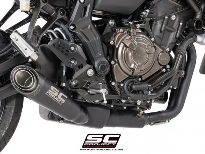 Výfuk SC Project YAMAHA TRACER 700 16-20 Celý výfukový systém 2-1 S1 Y27C-C41MB