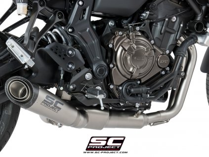 Výfuk SC Project YAMAHA TRACER 700 16-20 Celý výfukový systém 2-1 S1 Y27C-C41T