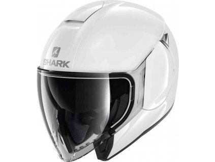 Prilba SHARK CITYCruiser Blank White Azur WHU