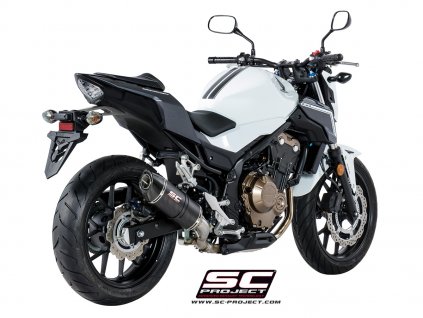 Výfuk SC Project Honda CBR 500 R/X/F 17-18 Oval H18B-25C