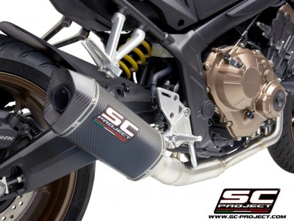 Výfuk SC Project Honda CB/CBR 650 R 19-20 Celý výfukový systém 4-1 SC1-M H31B-C115C