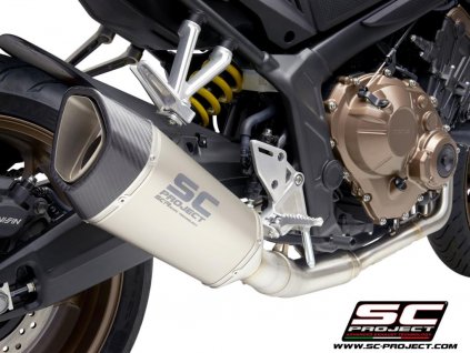 Výfuk SC Project Honda CB/CBR 650 R 19-20 Celý výfukový systém 4-1 SC1-R H31B-C90T