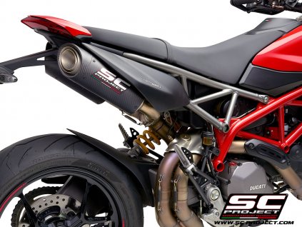 Výfuk SC Project DUCATI Hypermotard 950/SP 19-21 Dvojitý S1 D31A-74C