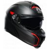 Prilba AGV Tourmodular Freqeuncy Matt Gunmetal Red