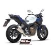 Výfuk SC Project Honda CB 500 F/X  21-22 2-1 zvody kompatibilné s SC1-M, Oval H34C-FS-SS_3