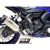Výfuk SC Project YAMAHA YZF-R7 21-22 Celý výfukový systém 2-1 SC1-S Y36A-CDE124T